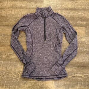 lululemon athletica Purple Heathered Long Sleeve Top